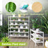 3-Tier Closet BMOSU Bamboo Extended Shoe Rack Premium Stackable Shoe Shelf Storage Organizer for Hallway Living Room