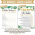 Hadley Designs Hilarious Baby Shower Games Set – 25 Double-Sided Cards for 25 Guests, Word Scramble, True or False