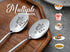 Engraved Ice Cream Spoons, Gifts for Couple, 2 Pcs Stainless Steel Coffee Spoon, To a Lifetime of Ice Cream Together