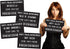 20 Funny Mugshot Signs - Selfie Photo Booth Prop Party Supplies for Bachelorette, Bridal Shower, Girls Night, Birthday,