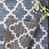 DII Woven Rugs Collection - Hand-Loomed, 2x3', Gray Lattice