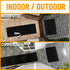 Ottomanson Solid Design Non-Slip Rubberback - 2x6 Indoor/Outdoor Runner Rug for Hallway, Kitchen, Living Room, Garage,
