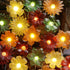 6.5ft 20LED JASHIKA Cute Flower Fairy Lights String of Flowers for Decorating Floral Garland for Wedding Christmas