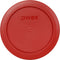 Pyrex 7200-PC Food Storage Replacement Lid - 2-Cup Poppy Red, Made in USA