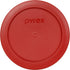 Pyrex 7200-PC Food Storage Replacement Lid - 2-Cup Poppy Red, Made in USA