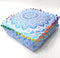CRAFT KALA 18" Square Large Hippie Mandala Meditation Floor Ottoman Pillow Cushion