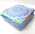 CRAFT KALA 18" Square Large Hippie Mandala Meditation Floor Ottoman Pillow Cushion