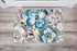 Rugshop Modern Floral Design Area Rug, 2' X 3' Blue - Non-Shedding for Living Room and Bedroom