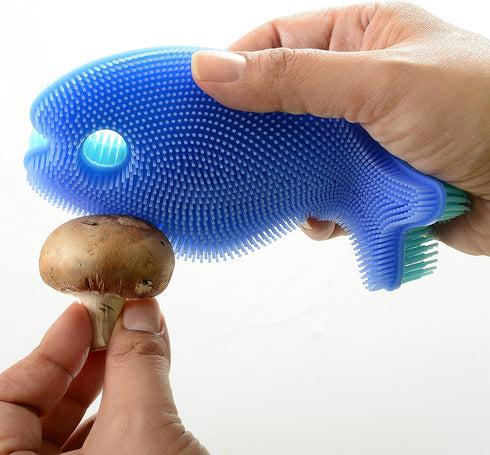 Norpro Silicone Dish Brush for Fish