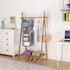 MAX Houser 5 Shelf Hanging Closet Organizer - Space Saver with (4) Side Pockets, Foldable, Light Grey