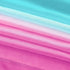 Pink and Green Mermaid Curtains Set of 1, Sheer Panel Gradient Ombre for Girls Room, 52 x 63 Inch