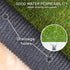 Superior Artificial Grass Indoor/Outdoor Area Rug - Faux Turf for Backyard, Playground, Dog Training, 1' x 13', Green