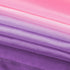 Pink and Purple Curtains for Girls Bedroom Decor, 1 Single Panel Pocket Window Voile Pastel Sheer Ombre Rainbow (63