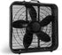 Comfort Zone 20 Inch Box Fan - 3 Speed Full-Force Air Circulation with Carry Handle, Ideal for Home