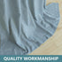 54 Inch 2 Country Dusty Blue Curtains for Kids Bedroom Length Panels Tab Top Semi Sheer Linen Light Reducing Privacy