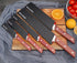 WELLSTAR Knife Edge Guards Set, 5 Piece Universal Blade Covers, BPA Free ABS Protective Sheaths for Kitchen Knives