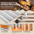 Baguette Bread Pan, Premium Nonstick Perforated Baking Tray for 4 Loaves of French Bread, Crisp Golden-Brown Crust