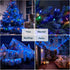 Lights,100 Count 26.4 Joiedomi Blue LED Christmas String Mini Fairy Light with FT Green Wire,Lighting Decor for Indoor