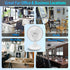 Comfort Zone Desk Fan, Fully Adjustable Tilt, Electric Mini Desk Fan, 6 inch, Quiet, 2 Speed, Ideal for Home, Bedroom,