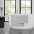 Jean Pierre New York Cotton StoneWash Medallion 2-Piece Bath Rug Set, Gray 17x24/20x32 in.