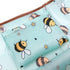 allydrew (Set 2), Foldable Tote Nylon Reusable Grocery Bag of Bumble Bees
