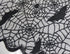 Black Lace Tablecloth Round Overlay, 70" for Halloween Party, Easter, Fireplace, and Mantle Cover Decoration