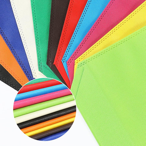 Reusable Gift Bag with Handles, 22 Pcs Large Tote Bags Bulk, 11 Colors for Shopping, Groceries, Birthday Party