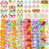 80PCS Hawaiian Luau Leis Party Photo Booth Props Decorations Supplies Set for