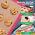 Nutrichef 2 Non-stick Silicone Baking Mats, 24.4 x 16.5 IN, Pink, Oven-safe Up to 480°F