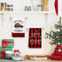 18 27 Inch Set 6 Christmas Kitchen Towels Dish Towels x Buffalo Plaid Kitchen Decor Winter Holiday Tea Towels Hand