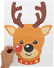 Stickamajigger Stick the Red Nose on the Reindeer Poster Game - Restickable & Reusable