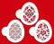 Chic Easter Eggs Stencil Set C813 by Designer Stencils