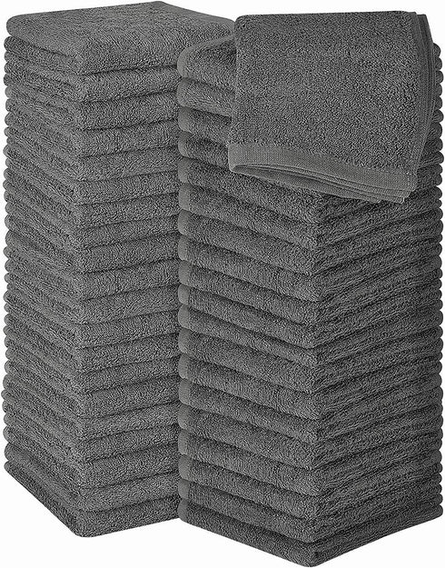 Simpli-Magic Cotton Washcloths, Pack of 48, 12 x 12