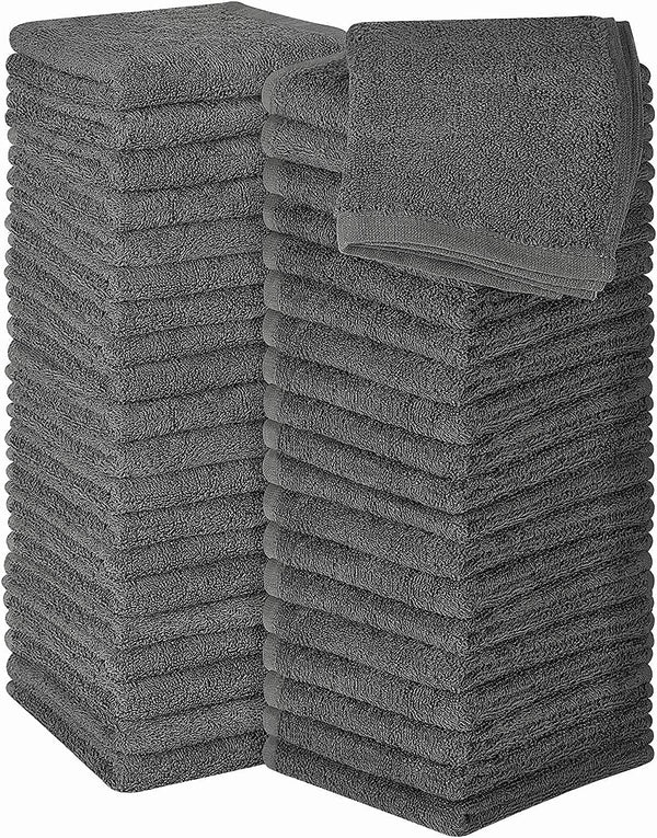 Simpli-Magic Cotton Washcloths, Pack of 48, 12 x 12