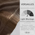 Elrene Home Fashions Versailles Room-Darkening Faux-Silk Waterfall Window Valance, 52" x 36", Chocolate Brown