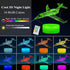 3D 16 Airplane Night Light, Plane Gifts, Aviation Illusion Night Light with Colors Changing, Remote Control with Timer
