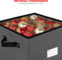 Primode Holiday Ornament Storage Chest, Holds Up to 64 Ornaments with 4 Trays and Dividers - Gray.