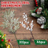16 Pcs Christmas Tree Branches Filler Artificial Pine Branches with Berry Stems Christmas Tree Picks Greenery Sprays