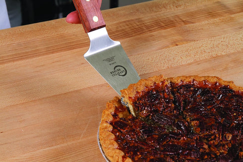 Mercer Culinary Rosewood Handle Pie Server, 5 x 2, Brown