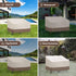 600D 77 34 33 inches HERA'S PALACE Waterproof Outdoor Bench Cover, Heavy Duty Outdoor Sofa Cover, Windproof & Anti-UV
