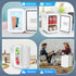 YSSOA Portable Mini Fridge, 4L Cooler/Warmer for Food, Drink, SkinCare, Office, White