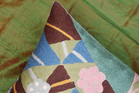 Klimt Blue Modern Pillow Cover, 18x18 Inch Seed Art Nouveau Pillowcase for Farmhouse Chair Cushion
