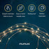 MUMUXI 24 Pack 7.2ft Fairy Lights Battery Operated String Lights, 20 Mini LEDs for Wedding Party Decorations