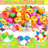 Lavwix 330 Set, 110 220 Pcs Prefilled Easter Eggs Plastic Eggs Filled with Mini Toys and Stickers for Easter Egg Hunt