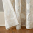 No. 918 Yvette Trellis Jacquard Sheer Curtain Panel, 52" x 84", Cream Off-White Rod Pocket