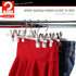 Mawa by Reston Lloyd Non-Slip Space-Saving Clothes Hanger for Pants & Skirts, Set of 10, White