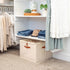 Closet, 16 OrganiHaus Large Shoe Storage Bin for Shoe Organizer Box Fits up to Pairs, Collapsible Fabric Shoe Basket
