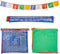 ZenBless Tibetan Prayer Flags Set, 10 Flags, 13.7"x13.4", Buddhist Flag Blessed by Tibetan Monks for Outdoor Garden