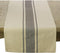 Cotton Table Runner with Banded Design
