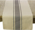 Cotton Table Runner with Banded Design